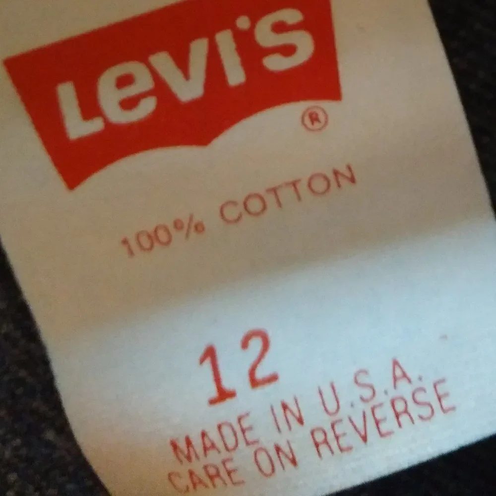 Vintage Levi's Sportswear Tapered Denim Blue Jeans